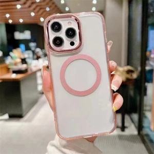 Coque de téléphone à charge magnétique de haute <span class=keywords><strong>qualité</strong></span> pour Samsung Galaxy S25 S24 S23 <span class=keywords><strong>S21</strong></span> S20 <span class=keywords><strong>FE</strong></span> Plus housse de charge sans fil Ultra claire - Product Image 3