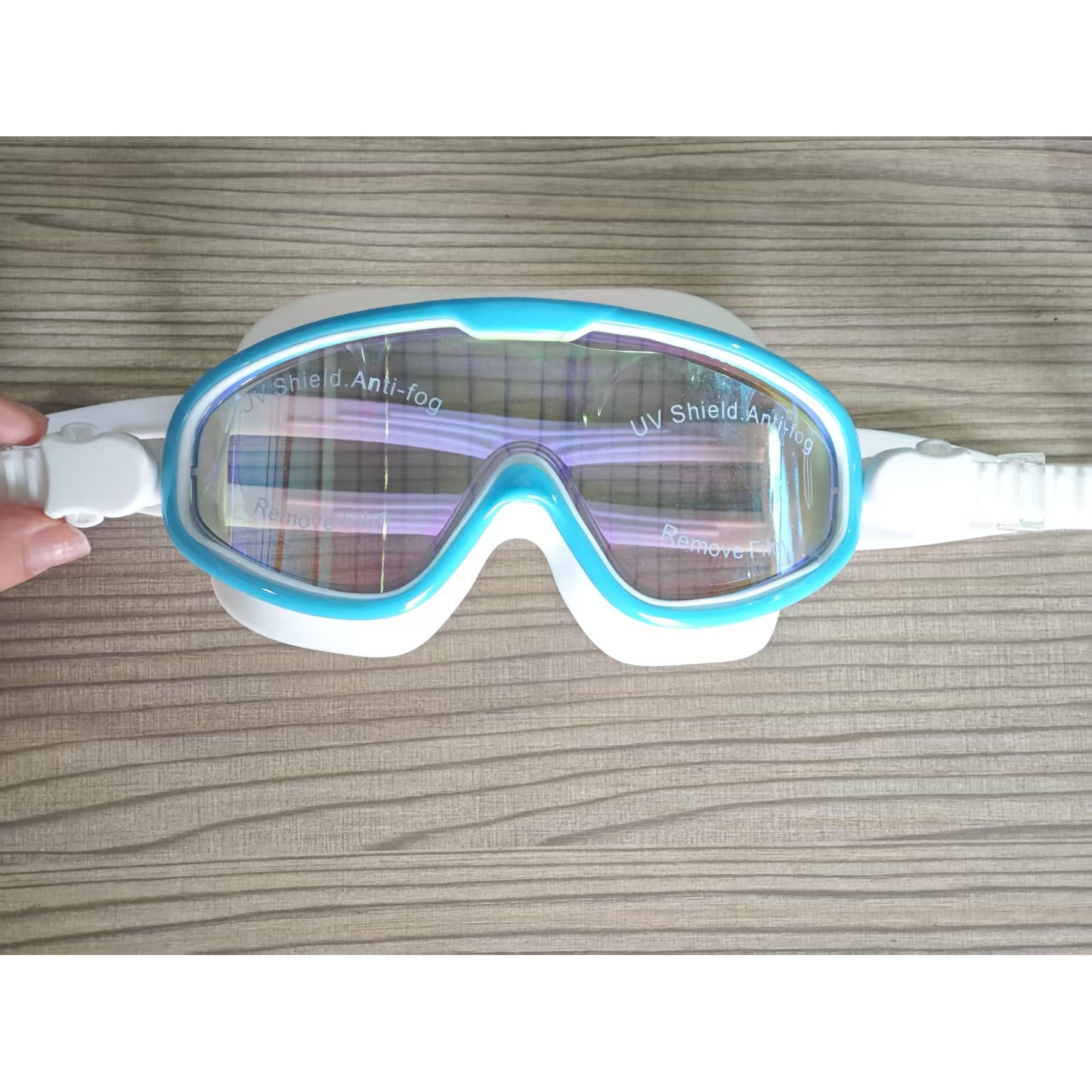Electroplated light blue
