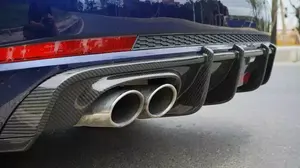Actualizaciones profesionales de ajuste de fábrica, parachoques trasero de fibra de carbono no fácil de oxidar para <span class=keywords><strong>Maybach</strong></span> - Product Image 5