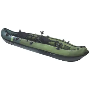 Personalizada de PVC y poliéster materiales para 1-2 personas pesca kayaks canoa y kayak por los ríos de los lagos y de otros deportes al aire libre