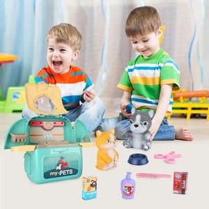 2 en 1 Sac à dos Jouet pour animaux <span class=keywords><strong>de</strong></span> compagnie Ensemble <span class=keywords><strong>de</strong></span> <span class=keywords><strong>jeu</strong></span> préscolaire Sac à dos pour chat Ensemble <span class=keywords><strong>de</strong></span> soins pour animaux <span class=keywords><strong>de</strong></span> compagnie Jouet pour animaux <span class=keywords><strong>de</strong></span> compagnie Vétérinaire <span class=keywords><strong>Jeu</strong></span> <span class=keywords><strong>de</strong></span> rôle pour enfants - Product Image 2