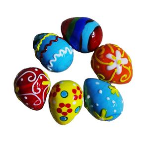 50x37mm gros oeuf fait à la main fleur marbre <span class=keywords><strong>verre</strong></span> 90 grammes forme d'oeuf billes <span class=keywords><strong>de</strong></span> <span class=keywords><strong>verre</strong></span> Six conception oeufs <span class=keywords><strong>de</strong></span> pâques jouet couleur galet billes - Product Image 1
