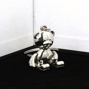 Factory Direct Sales of Alloy 3D Stereoscopic Accessories Metal Bags Pendants <b>Cute</b> <b>Bear</b> Keychains Small Gifts Wholesale - Product Image 2