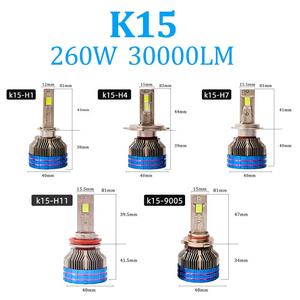 Ampoule de phare LED K15 H7 9005 HB3 H11 H7 avec Canbus 12V feux de conduite automobile nouvel état Luces Led Para Car - Product Image 3