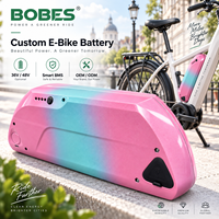 Batterie de vélo électrique personnalisée OEM 36V 48V 10.5Ah 14Ah 17.5Ah 21Ah 18650 Lithium-ion avec contrôleur BMS et boîtier