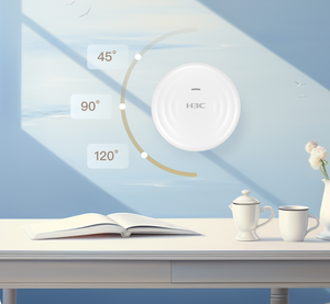 Point d'accès Wi-Fi 6 intérieur H3C UAP652 1800 Mbps max bi-bande avec prise en charge PoE et antenne omnidirectionnelle intégrée à faible rayonnement pour PME - Product Image 2