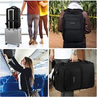 40x30x20 40l femme hommes soft shell bagage sangle sac grand femmes hommes multi-usages compagnie aérienne approuvé extensible voyage sac à dos