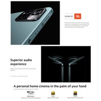 Nuevo Redmi Note 11 Pro + 5G, Cámara de 108MP, 6GB + 128GB, Teléfono Mi, Versión Global, Smartphone