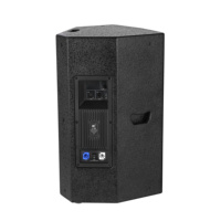 CVR PRO AUDIO 2-way 15'' Active Full Range PA Speakers with 350W RMS/1400W Peak Power and Wood Enclosure