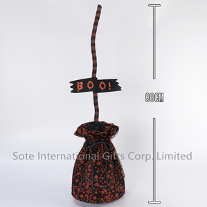 SOTE Nuevo diseño Escoba eléctrica de Halloween Naranja Música electrónica Escoba de <span class=keywords><strong>Brujas</strong></span> Halloween Fiesta en casa Decoración novedosa - Product Image 2