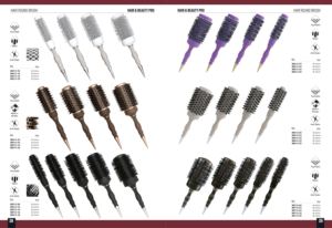 Brosse ronde en céramique thermique nano et technologie ionique avec poils de sanglier pour le brushing, le coiffage, le bouclage - Dia : 53 mm - Product Image 6