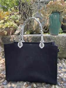 Wholesale Customizable Eco-Friendly <b>Large</b> Capacity Black <b>Canvas</b> Tote <b>Bag</b> Durable Thick Fabric Reusable Low MOQ Printing Shopping - Product Image 2