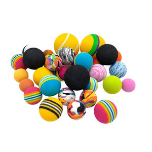 Palla in schiuma giocattolo ad alta densità arcobaleno morbido in schiuma per cani e gatti personalizzati - Product Image 5