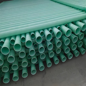 ท่อไฟเบอร์กลาส FRP/GRP ทนความร้อน ป้องกันการกัดกร่อน สำหรับอุตสาหกรรมเคมี ผลิตด้วยเทคโนโลยีการตัดและขึ้นรูปด้วยการดึงขึ้นรูป - Product Image 6