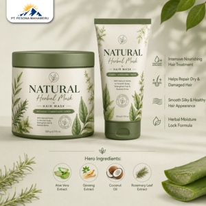 Soins capillaires naturels à base de plantes 200g Traitement réparateur nourrissant pour cheveux abîmés Unisexe - Product Image 1