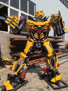 منحوتة روبوت متحركة معدنية مخصصة عالية الجودة بأطوال 2 و3 و4 أمتار لتزيين دور السينما - Product Image 5