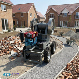 PE150*250 Mini Tragbarer Mobiler Backenbrecher Kleiner Stein- und Gesteinsbrecher - Product Image 5