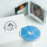 Porte-clés personnalisé Huandao en acrylique pour mini CD, porte-clés CD NFC, disque vinyle KPOP, porte-clés avec paroles de chansons KPOP