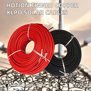 HOTION JBSC-02 10kV Low Voltage Tinned Copper XLPO Solar <b>Power</b> <b>Cables</b> 4 Awg for Home Appliance Use - Product Image 2