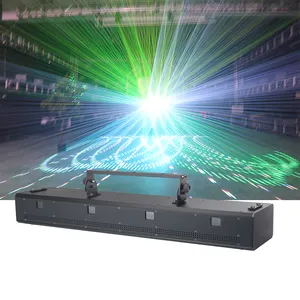 Spectacle temps éclairage de scène 4x6w rgb animation lumière laser Led haute luminosité lumières laser Disco DJ projecteur