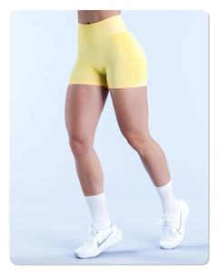 New <b>Yoga</b> Tights High Waist Seamless Knit <b>Yoga</b> <b>Shorts</b> Women's Scrunch Butt Gym Sport Bilker <b>Shorts</b> - Product Image 5