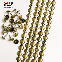 Bande décorative HUAWEI en métal à perles, couleurs antique, pour garniture de canapé, tête de lit, bordure de meubles en cuir