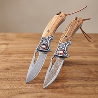 Couteau pliant tactique HL pour la chasse, haute dureté, couteau de poche EDC pour le camping, portable, DIY, objet de collection, cadeau, survie en plein air