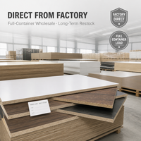 Vente en gros usine : Panneaux MDF mélaminés de première qualité, résistants à l'humidité, et panneaux de fibres E1 pour l'ameublement hôtelier mondial – Approvisionnement direct