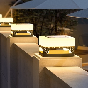 Lámpara de Pared Solar LED para Jardín, Estilo Moderno, Impermeable IP65, para Puerta de Villa, Iluminación Exterior Resistente a la Intemperie - Product Image 1