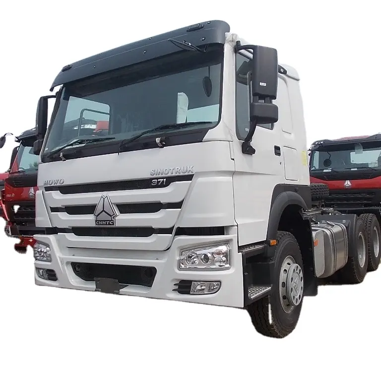 Buone condizioni usato Trattore testa camion 371hp per la vendita,,,,6X4,8X4 pneumatici HO-WO camion testa