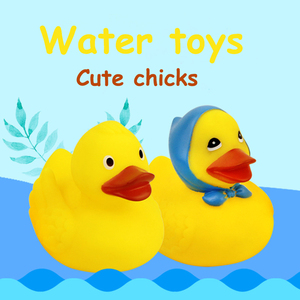 Anatre di Gomma Gialle Jixin per Bambini, Giocattolo da Bagno Unisex con Suono, a Forma di Anatra, per Età 2-7 Anni, Regalo di Natale - Product Image 2