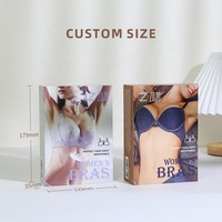 Boîte d'emballage en papier enduit avec logo personnalisé vêtements vêtements Lingerie sexy soutien-gorge Bikini maillot de bain sous-vêtements tiroir boîte en papier