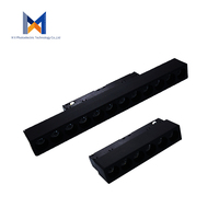 6w 12w 18w 24w Calandre Magnétique Lumière Smart Led Rail Rail Lumières pour Surface Intégré Magnétique Rail Rail