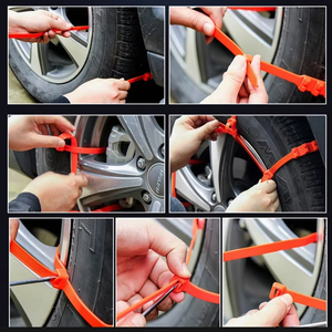 Chaîne antidérapante pour voiture, chaîne antidérapante d'hiver pour voiture, ne domine pas les <span class=keywords><strong>pneus</strong></span>, pour voiture tout-terrain, fourgonnette, voiture électrique, chaîne antidérapante pour neige - Product Image 4