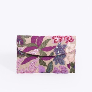 High-end Women's Envelope Bag <b>Sequin</b> Embroidered Woven Cover Closure Summer <b>Handbag</b> - Product Image 3