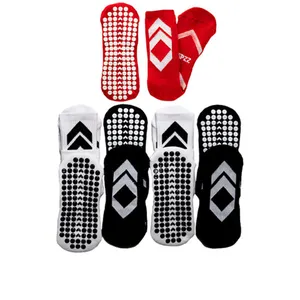 custom design Stepzz grip high quality football crew soccer sport padding socks