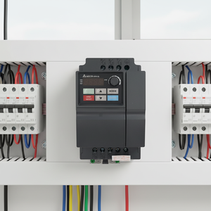 Variador de Frecuencia Serie E VFD075E43A7.5KW 10HP 460VAC 18A para Compresor y Motor de Uso Industrial VFD075E43A con Alta Potencia de Salida - Product Image 1