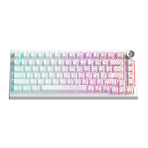 <span class=keywords><strong>Clavier</strong></span> de jeu mécanique USB filaire personnalisé OEM RGB tri-mode Hotswap, disposition US, stock usine - Product Image 4