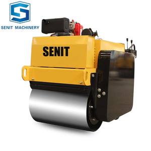 Hand push double drum walk hinter mini compactor walze - Product Image 4