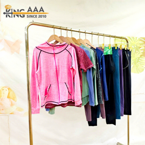 Ropa de Yoga Usada Puyi, Ropa Deportiva de Algodón de Alta Elasticidad para Mujer, Estilos <span class=keywords><strong>y</strong></span> Tallas Variadas, Todas las Temporadas, Entrega Aleatoria, Venta al Por Mayor - Product Image 1