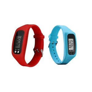 Original Factory Digital Lcd Silicone Pedometer Wristband Run Step Calorie Counter Wrist Women Sport Fitness Watch