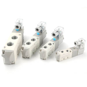 Vanne solénoïde pneumatique électronique de qualité supérieure 4V 210-08 Vanne directionnelle pour gaz Vanne de commande 24V/220V - Product Image 4