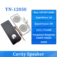 OEM 12050 120x50MM 4Ohms 5W Haut-parleur à cavité ultra-mince pour maison intelligente, boîte de son Bluetooth avec unité acoustique intégrée, personnalisable en usine