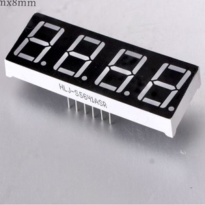 จอแสดงผล LED 4 หลัก ขนาด 0.56 นิ้ว รุ่น 5641, ขั้วบวก/ขั้วลบแบบทั่วไป, แสงสีแดง ขาว น้ำเงิน สำหรับเครื่องมือวัดในอุตสาหกรรม - Product Image 3