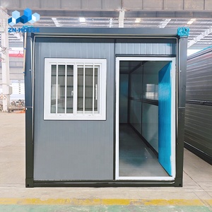 Low Cost <b>Portable</b> Prefab Mobile Home Office Cabin Camping 20ft Prefabricated Foldable Foldable Container House with Toilet - Product Image 4
