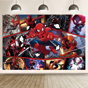 Fondo Decorativo con Diseño de Superhéroes de Avengers, Impresión de Fondo, Pancarta, Decoración para Fiestas de Cumpleaños - Product Image 5
