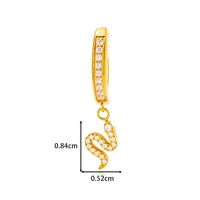 Cincin Pusar Titanium YW ASTM F136 G23 Model Ular Berliontin untuk Wanita dan Pria