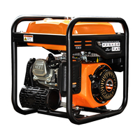 Hwasdan Mini Tragbarer Benzin-Inverter-Generator mit Elektrostart, Offenes Rahmendesign, Einphasig, 5,5kW Maximalleistung, Auto AC/DC