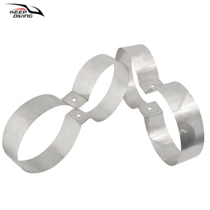 Support de fixation pour plongée technique, double bouteille, acier inoxydable 316, connexion en forme de 8, anneau de cylindre KEEP DIVING modèle PG 179 - Product Image 4