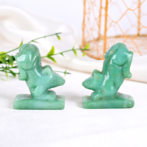 Nouveauté : Souris en Aventurine Verte de 5 cm, Pierre de Guérison Sculptée en Cristal pour Décoration - Product Image 4